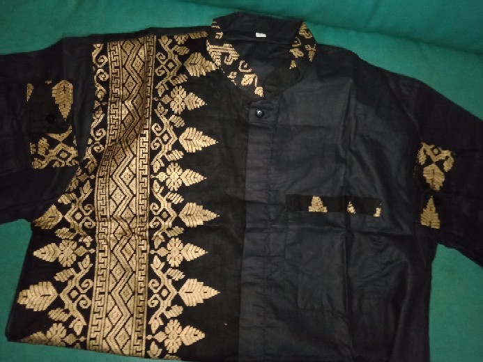 Bswart Batik Hrb026 Kenongo Hem Pendek Padi Pekalongan M L Xl Batik Pria Murah Modern Anjani Panjang