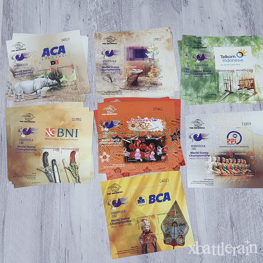 Souvenir Sheet Prangko World Stamp Championship 2012