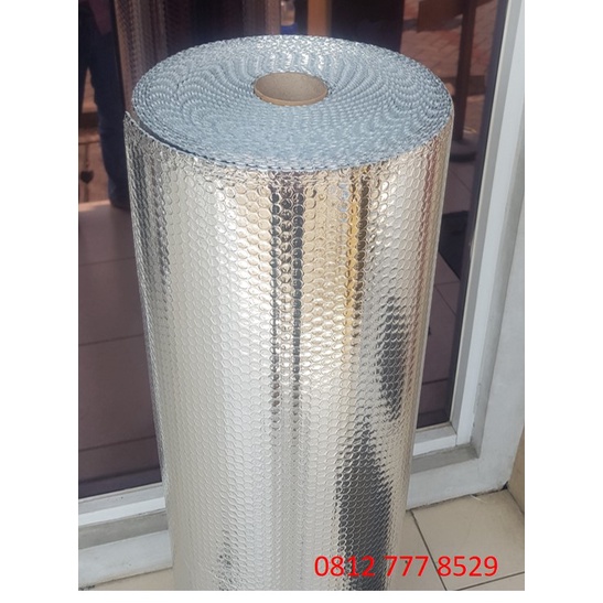 ALUMINIUM FOIL ATAP Bubble Double Side Murah 1.2 x 25m Murah