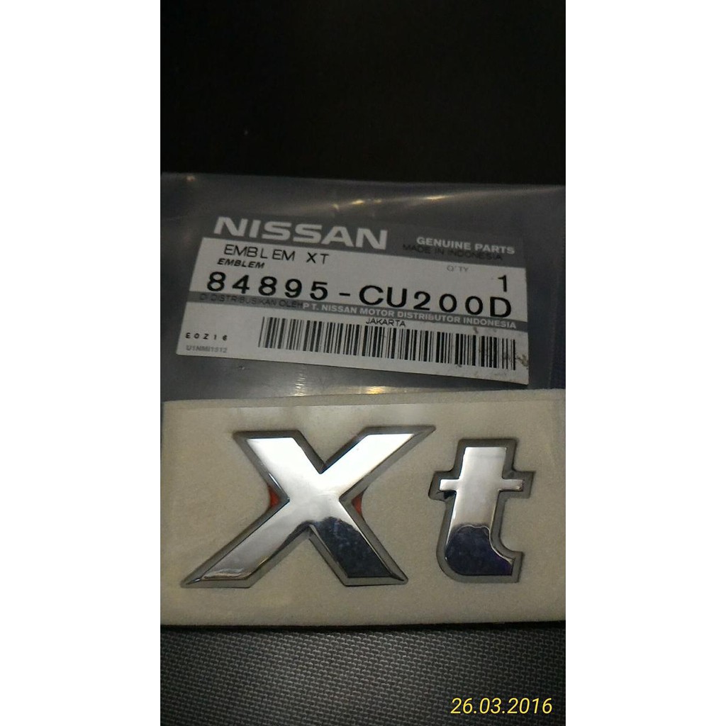 ( BISA COD ) EMBLEM Bagasi Xtrail T30 ( XT ) TERUJI [Kode 1|Kode 2|Kode 3|Kode 4|Kode 5|Kode 6|Kode