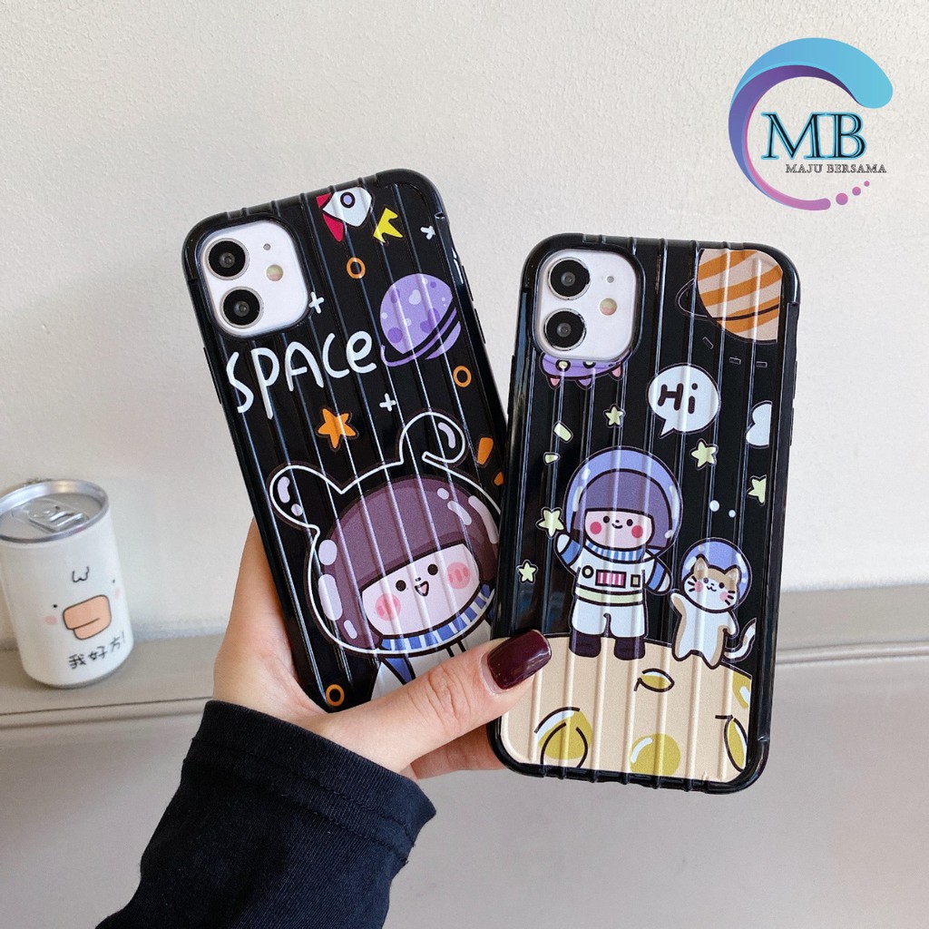 Soft Case Softcase Kesing Silikon Hp Handphone Samsung A01 Core A02S J2 Grand Prime A10 A12 A10s A20 A20s A50 A31 A21s M51 MB175 SS003 Sarung Kondom Casing Silicon Motif Gambar Karakter Space Anak Anak Astronot Luar Ankasa Kartun Terbaru Murah Termurah