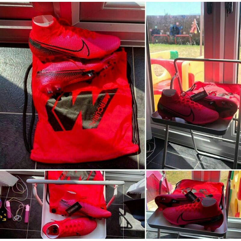 Nike Mercurial Superfly 7 Elite FG Laser Crimson Black Cramoise Laser