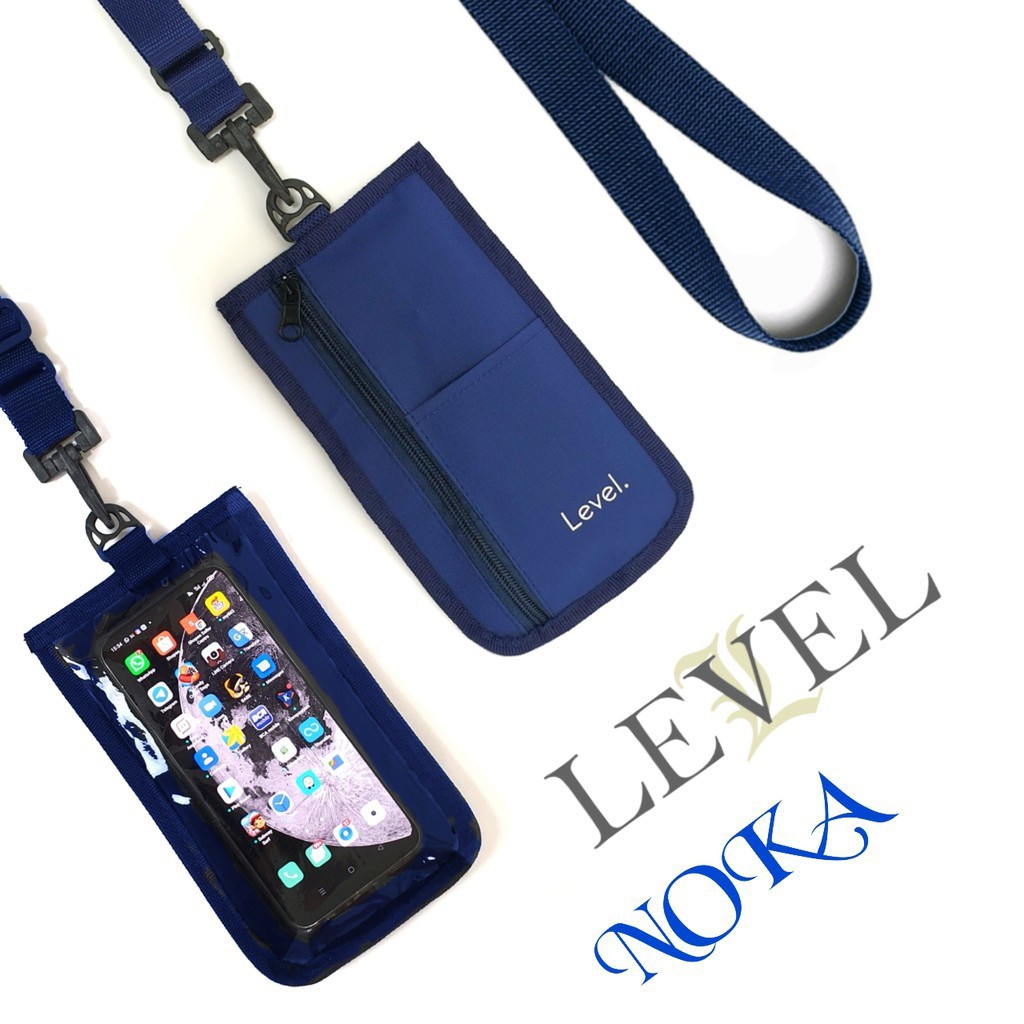 DOMPET LEVEL HANGING WALLET NOKA ( MIKA ) HP DOMPET SELEMPANG FASHION UNISEX STYLE KOREA