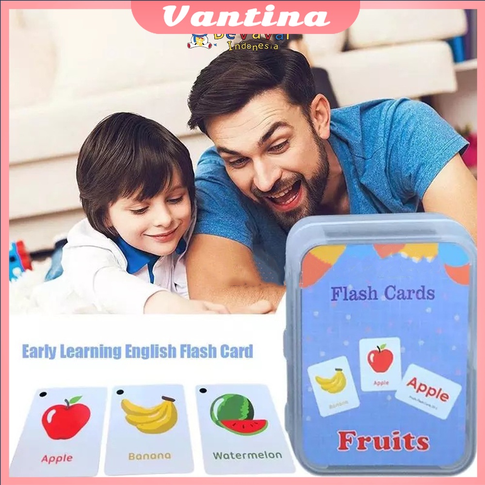 Jual Flash Card Edukasi Anak/Mainan Edukasi Anak Kartu Pintar Balita ...