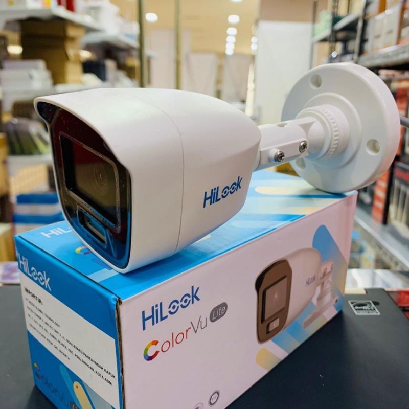 Camera CCTV Hilook 2mp HD outdor color full colorvu berwarna malam hari