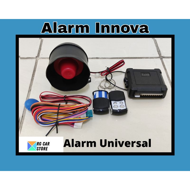 ALARM TOYOTA INNOVA TYPE REMOTE SLEDING/ALARM PENGAMAN MOBIL INNOVA TYPE REMOTE SLEDING GARANSI 1 TAHUN