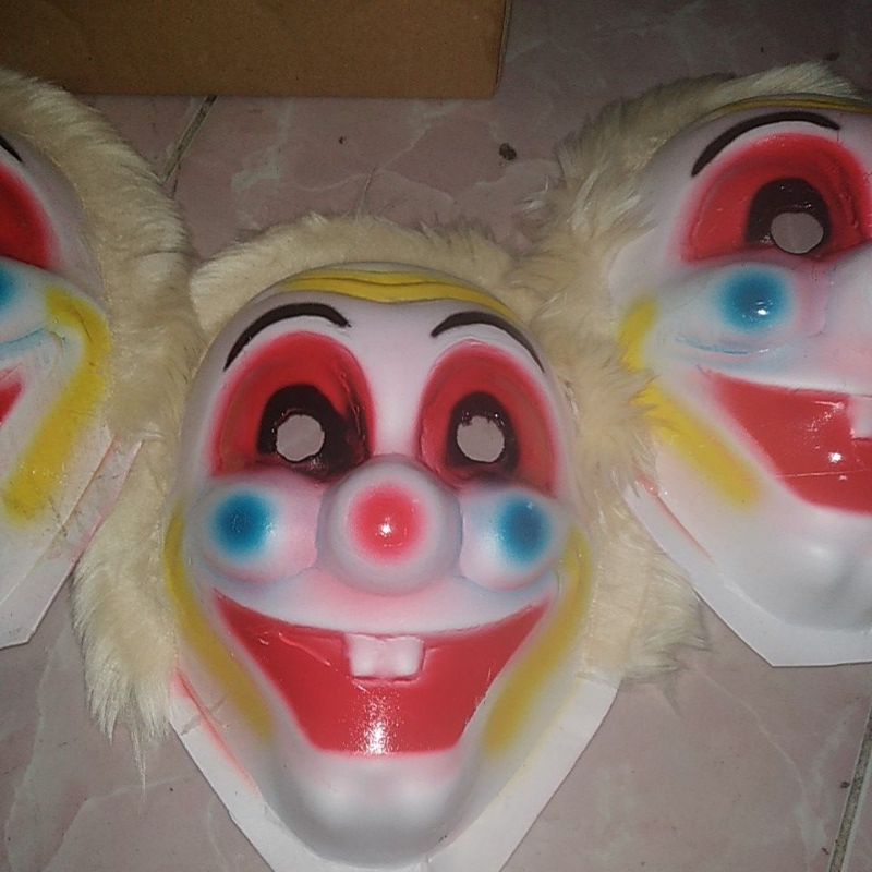 Topeng Badut Lucu bahan Spons Tebal Dewasa anak anak