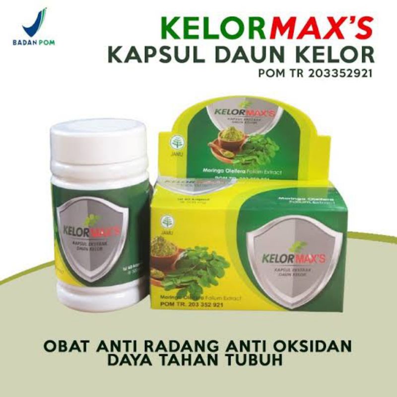 KELORMAXS Kapsul Daun Kelor asli daun kelor