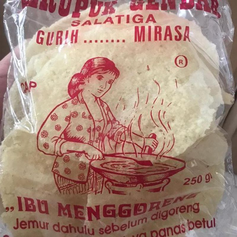 

Kerupuk Gendar Salatiga Cap Ibu Menggoreng