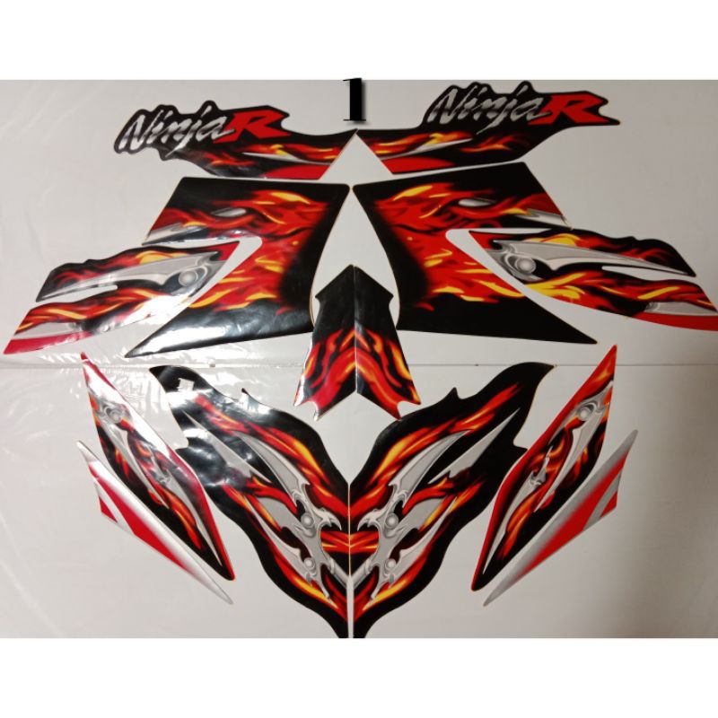 setriping Lis body Kawasaki ninja R 2008