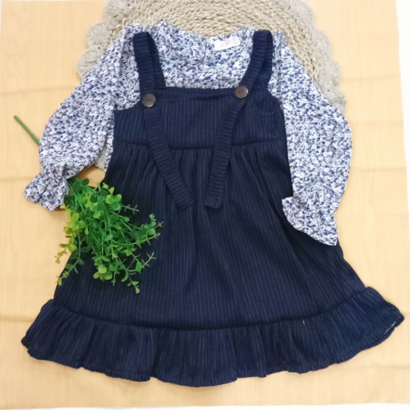 DRESS LEONI BAJU OVERALL ANAK 1-5TAHUN BEUZE