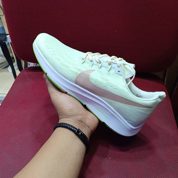Sepatu Zoom Pegasus 36 Turbo Free Green Beige Sport Import Original Running Terbaru