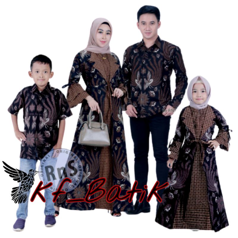 Batik Couple Modern Batik Couple Sania Ruffle Ori Ndoro Jowi Dnt Manuk Kembar Jezi Termurah Di Shope