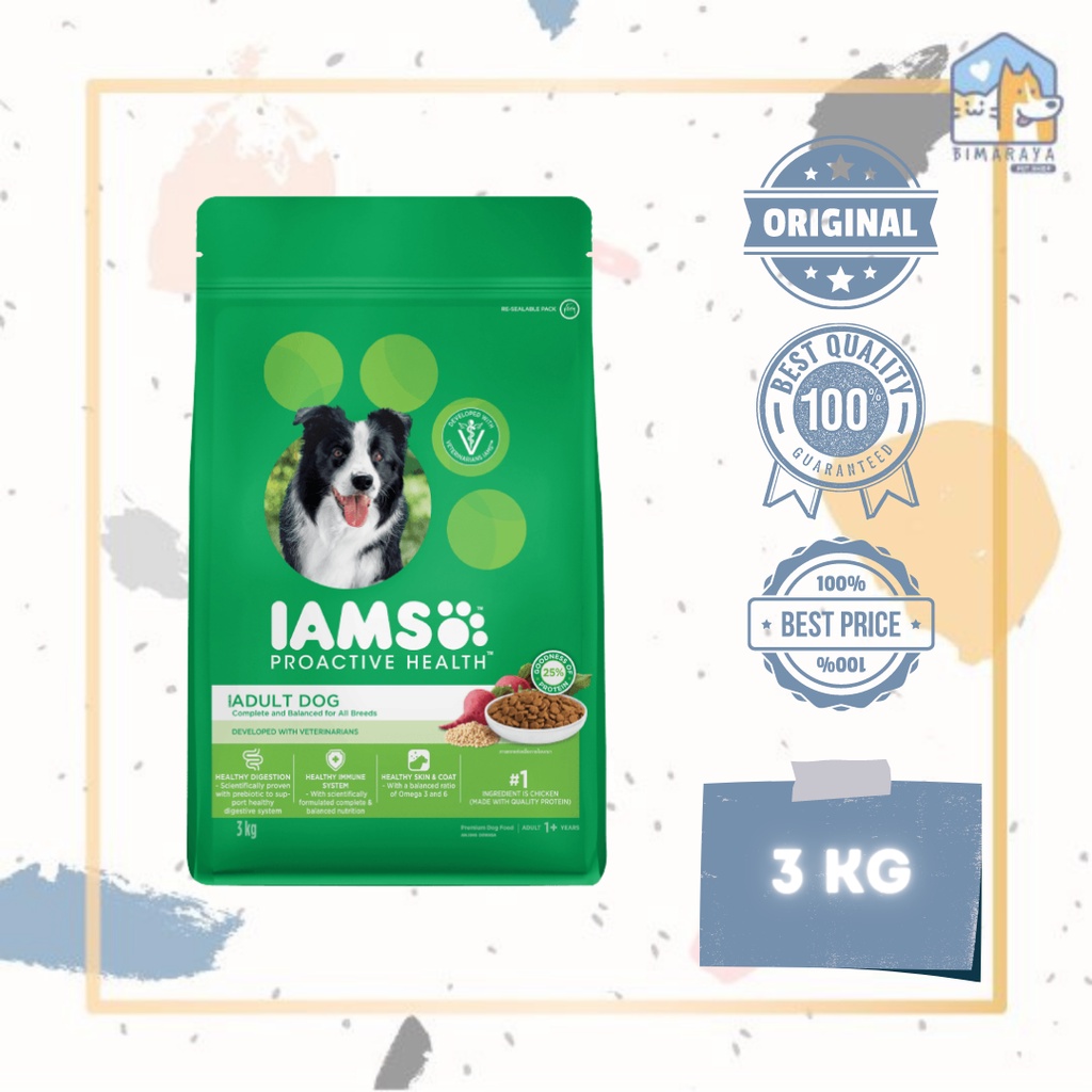 IAMS ADULT DOG 3 KG FRESHPACK