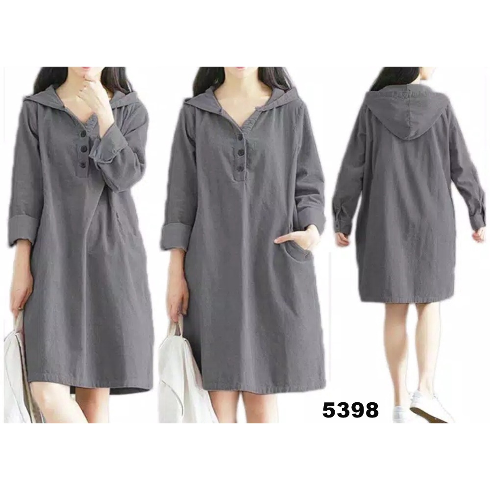 WSE390 - Dress Hoodie JUMBO 3XL XXXL Ukuran Jumbo Dress Fashion Dress Trending