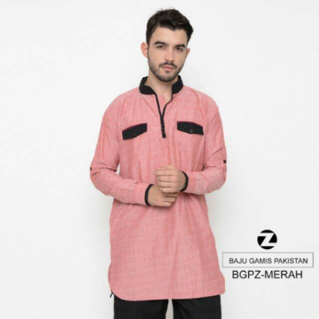 Baju Gamis Casual Zayidan - Pink