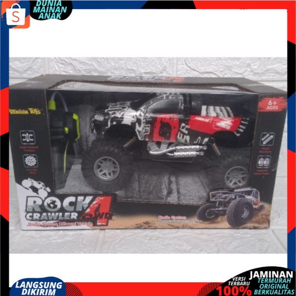 Mobil Remot JEEP OFFROAD HEROCAR RC Rock Crawler Remote Control Terbaru Baterai cas RDR 1058