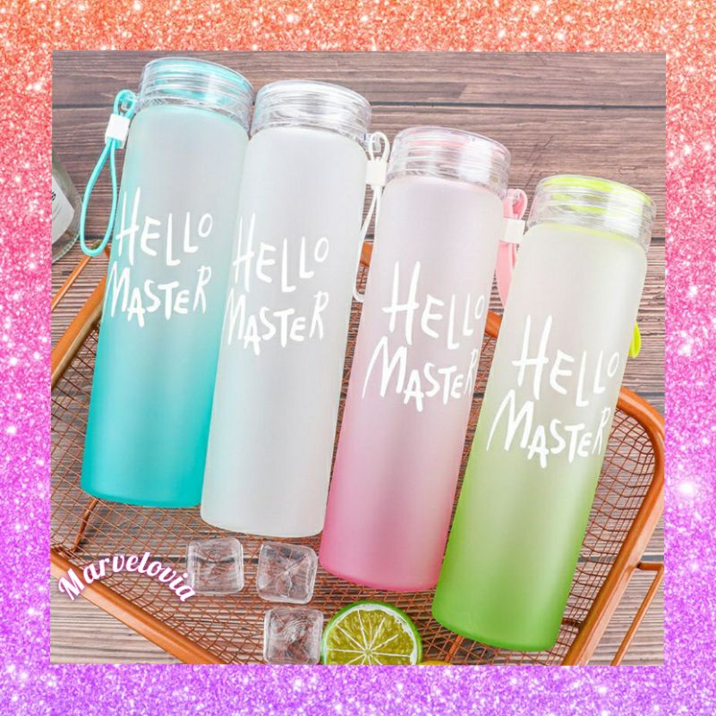 BOTOL MINUM KACA HELLOMASTER