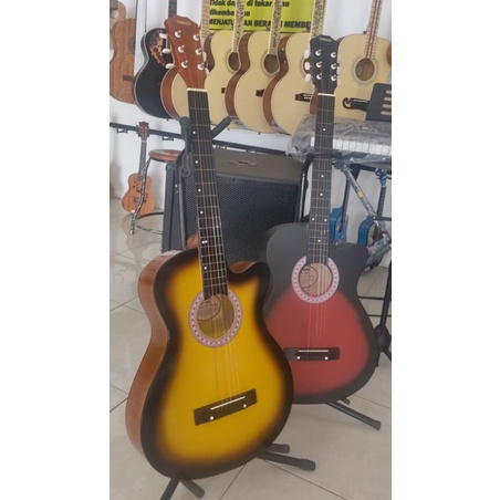 Gitar Yamaha Akustik Pemula BONUS Pick MURAH