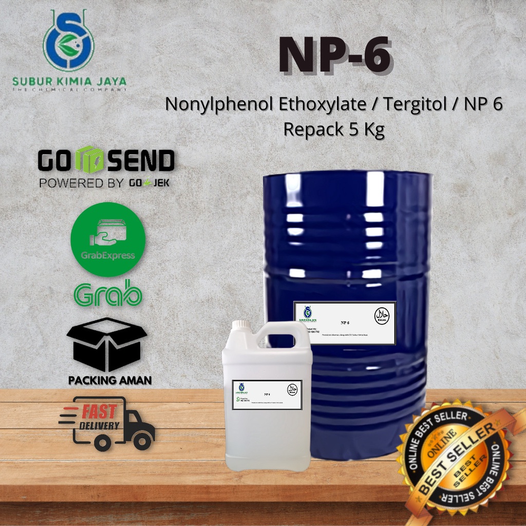 

NP 6 - Surfactant - Emulsifier - Tergitol 5 KG Premium