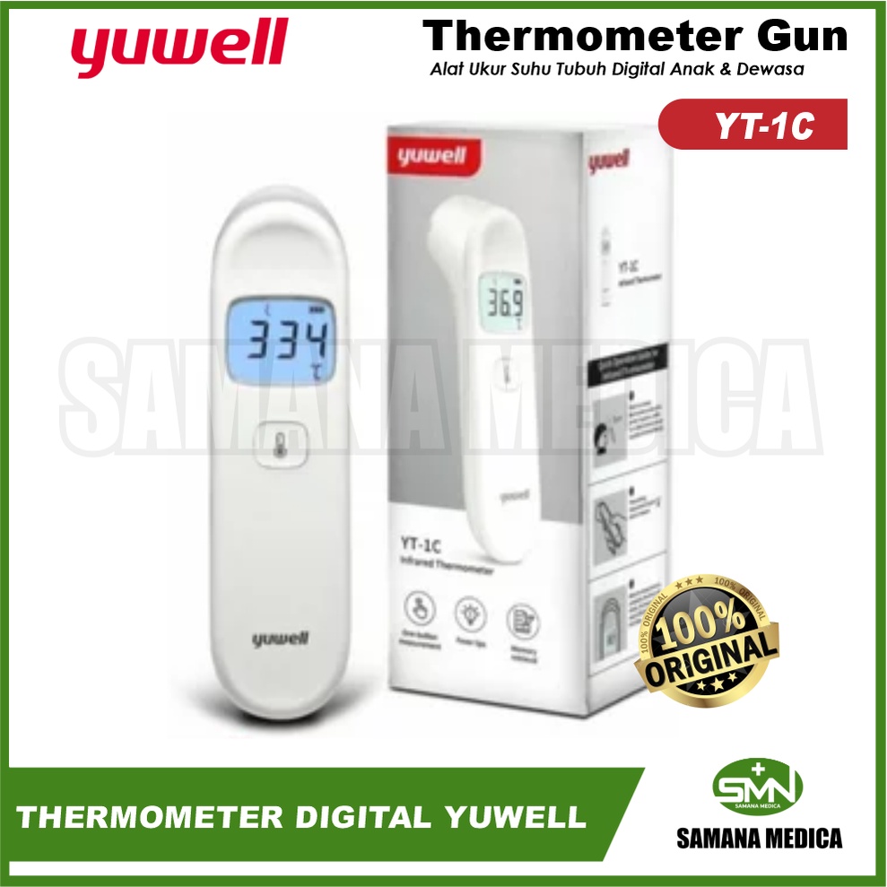 THERMOMETER Infrared Thermogun Sinocare AET-R1D1 Alat Ukur Suhu Tubuh Tanpa Sentuh ORIGINAL harga PROMO