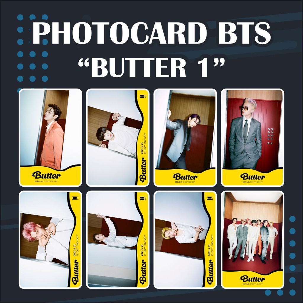 (READY STOCK) PHOTOCARD BTS BUTTER KPOP MURAH