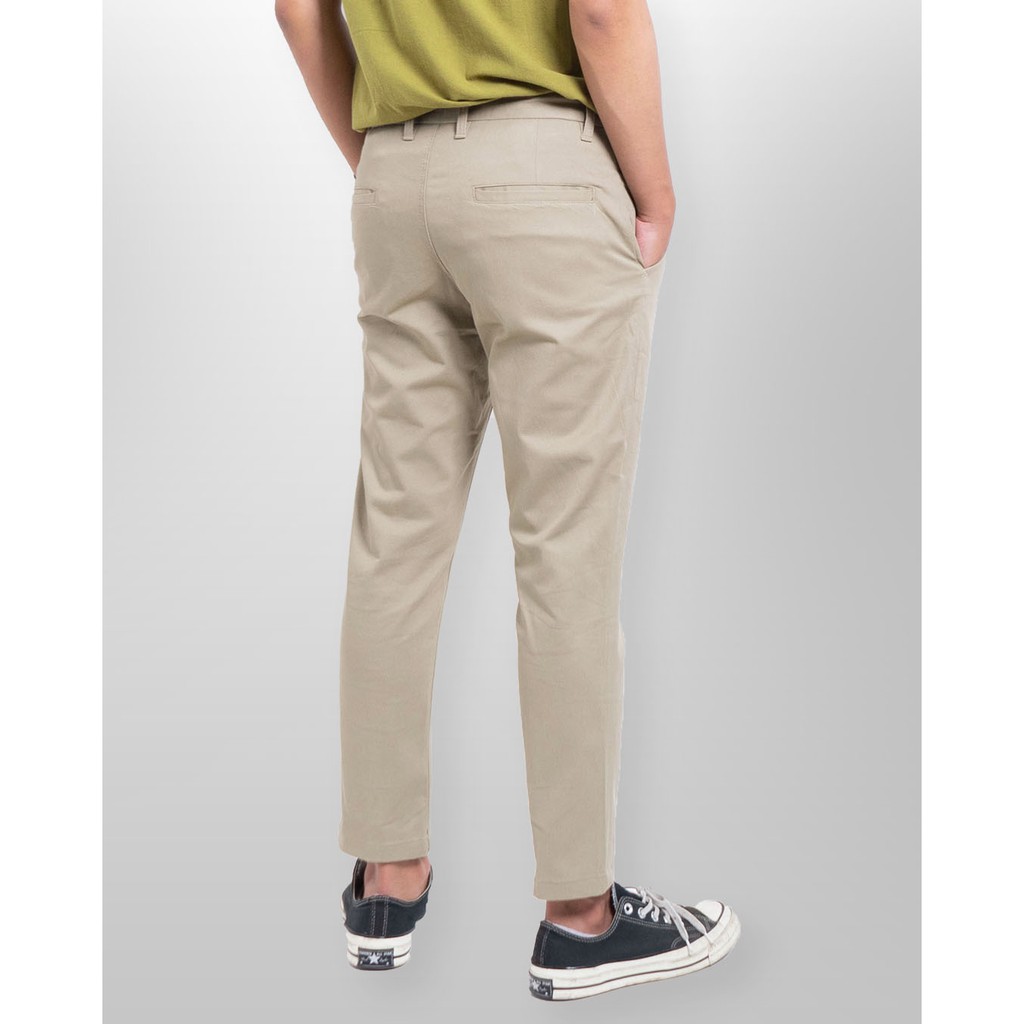 Neo Chino Ankle Pants - Khaki