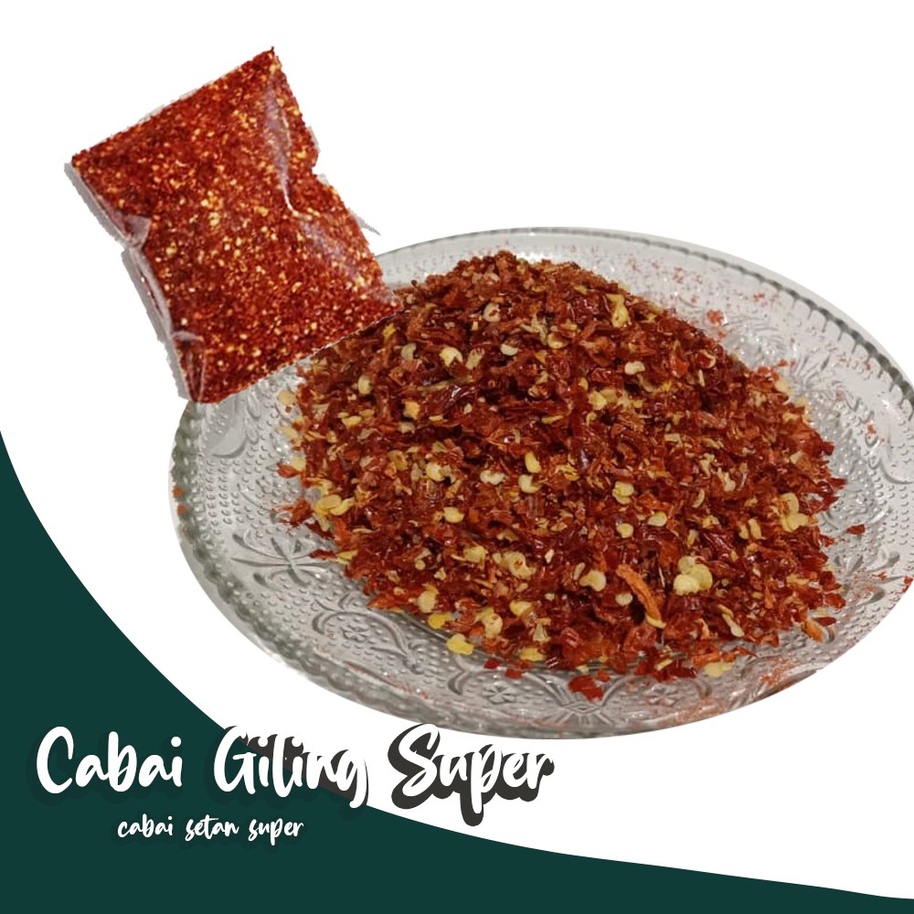 

Cabai Kering Giling (Pedas)/ Penyedap Rasa/ Cabai Taburan Original/ Pedas