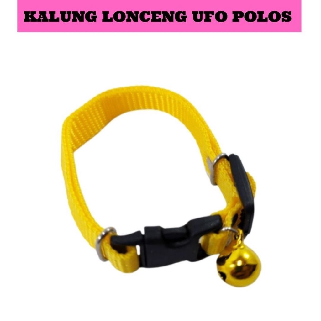 Kalung Kucing Lonceng 14mm 22mm Polos Promo Bahan Tebal dan Lembut Jahitan Rapi FEFARM