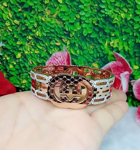 Gelang Titanium Doubel G Permata