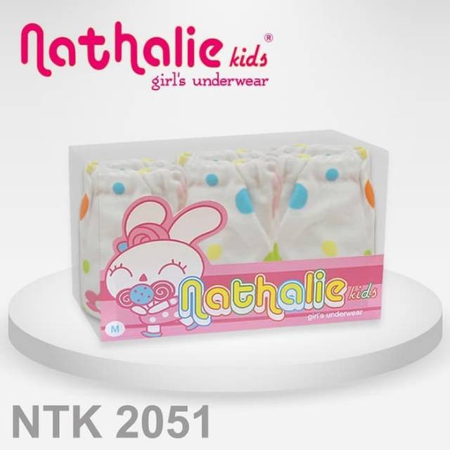 Celana dalam anak cewek Nathalie 2051 isi 3pcs