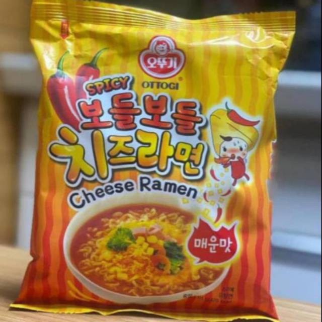 

Ottogi Spicy Cheese Ramen (pedas) 111gr. mie instan korea rasa keju