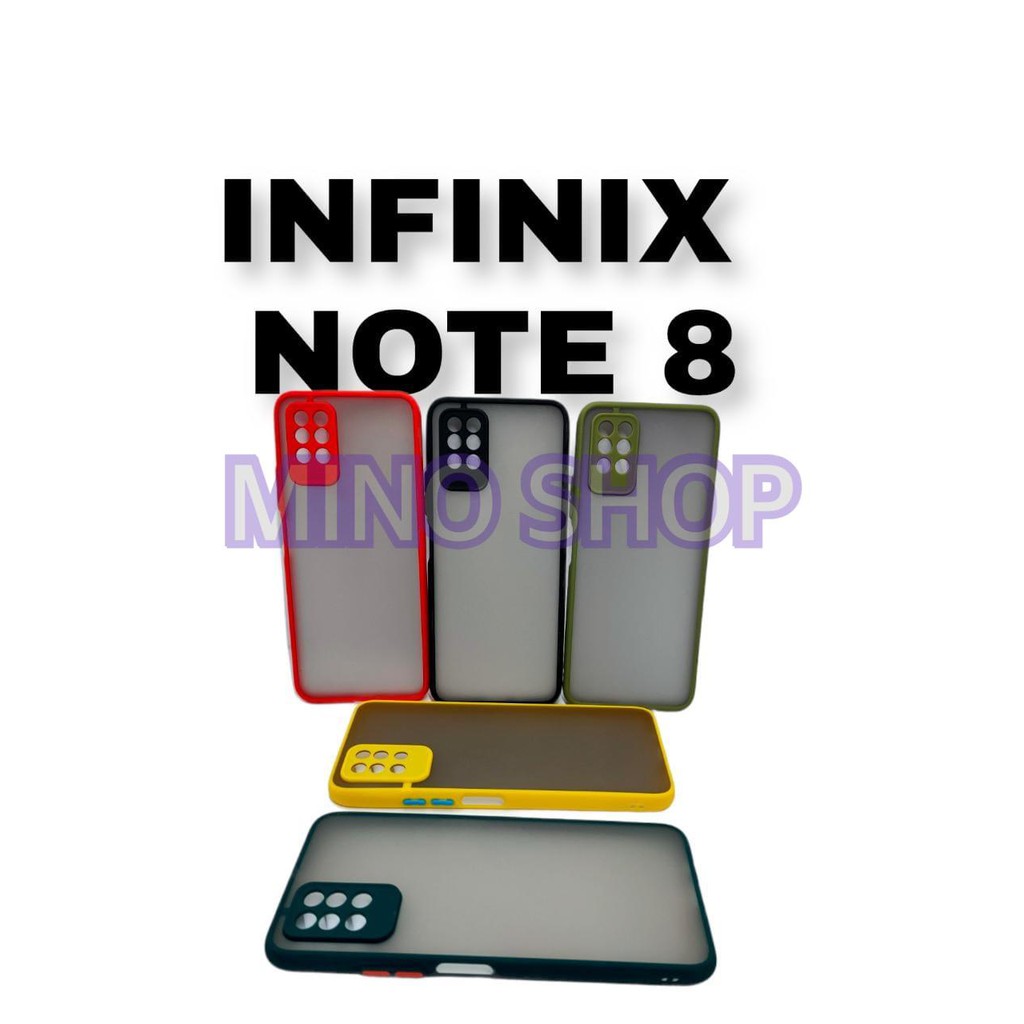 SOFTCASE INFINIX NOTE 8 - HARDCASE DOVE MYCHOICE + PC - AERO CASE