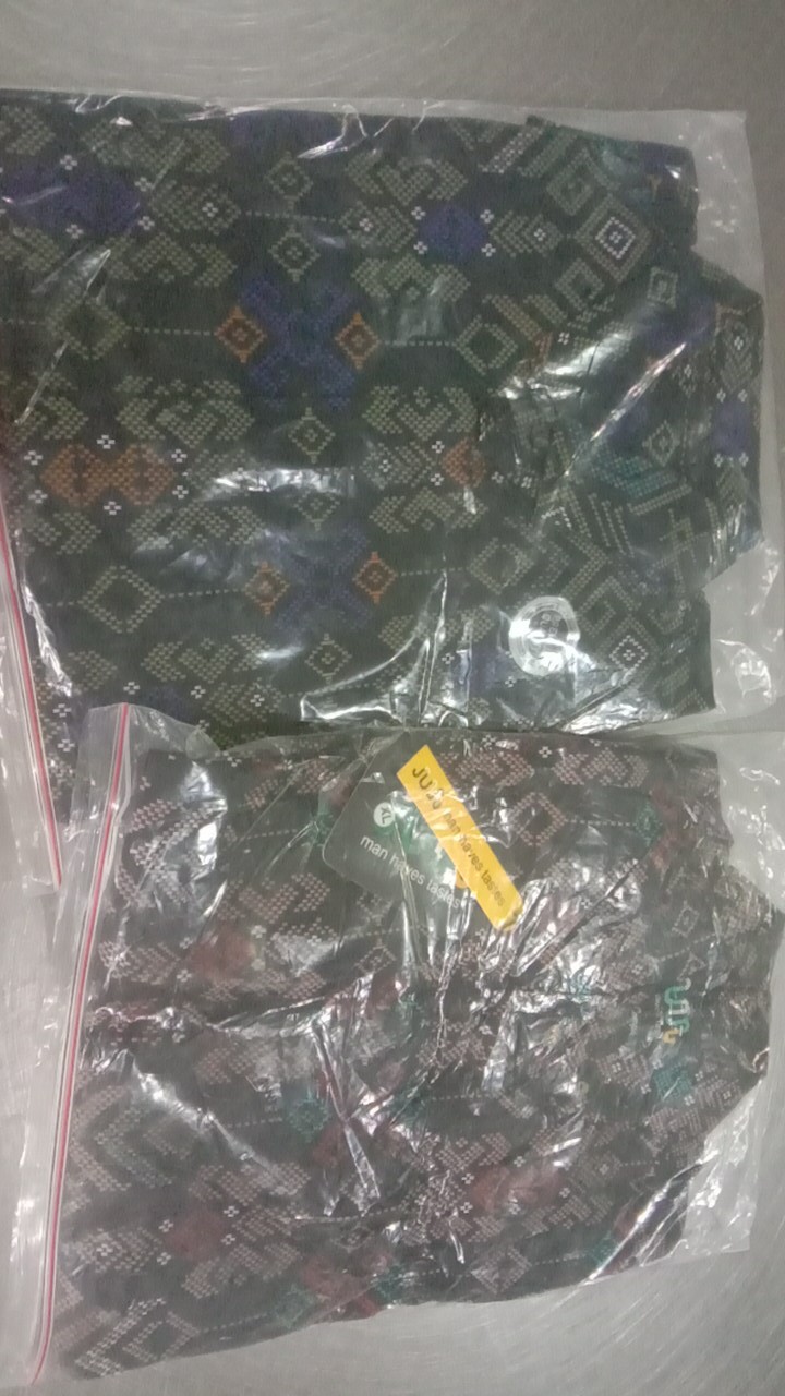 Bswart Batik Hrb026 Kenongo Hem Pendek Padi Pekalongan M L Xl Batik Pria Murah Modern Grosir Batik