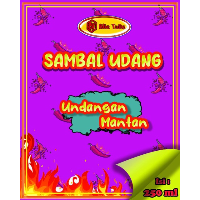

Blie TuDe Sambal Udang ( Undangan Mantan ) 250 ml