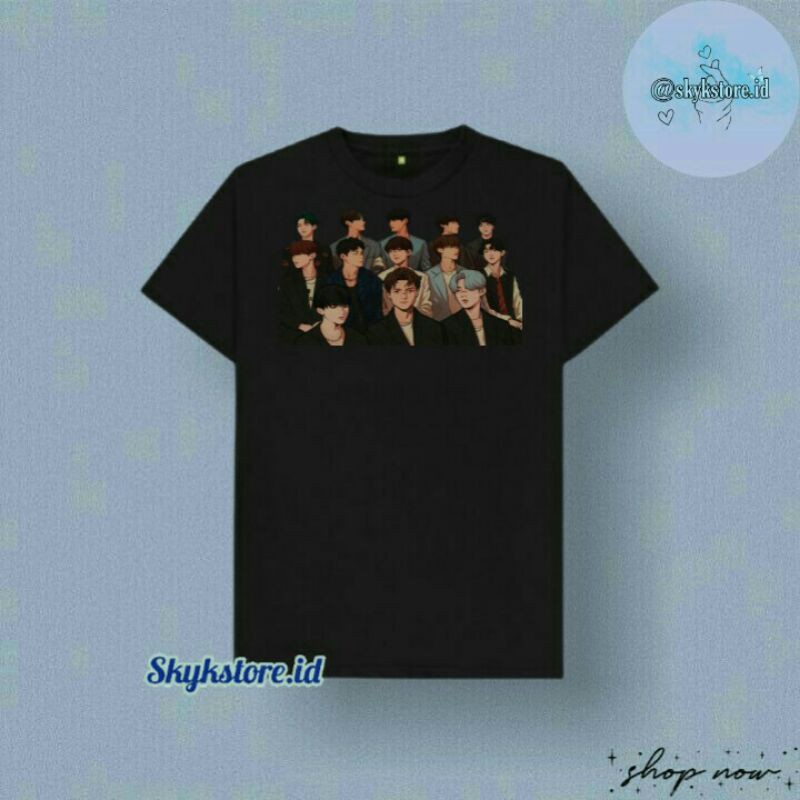 T-shirt KPOP SEVENTEEN FANART
