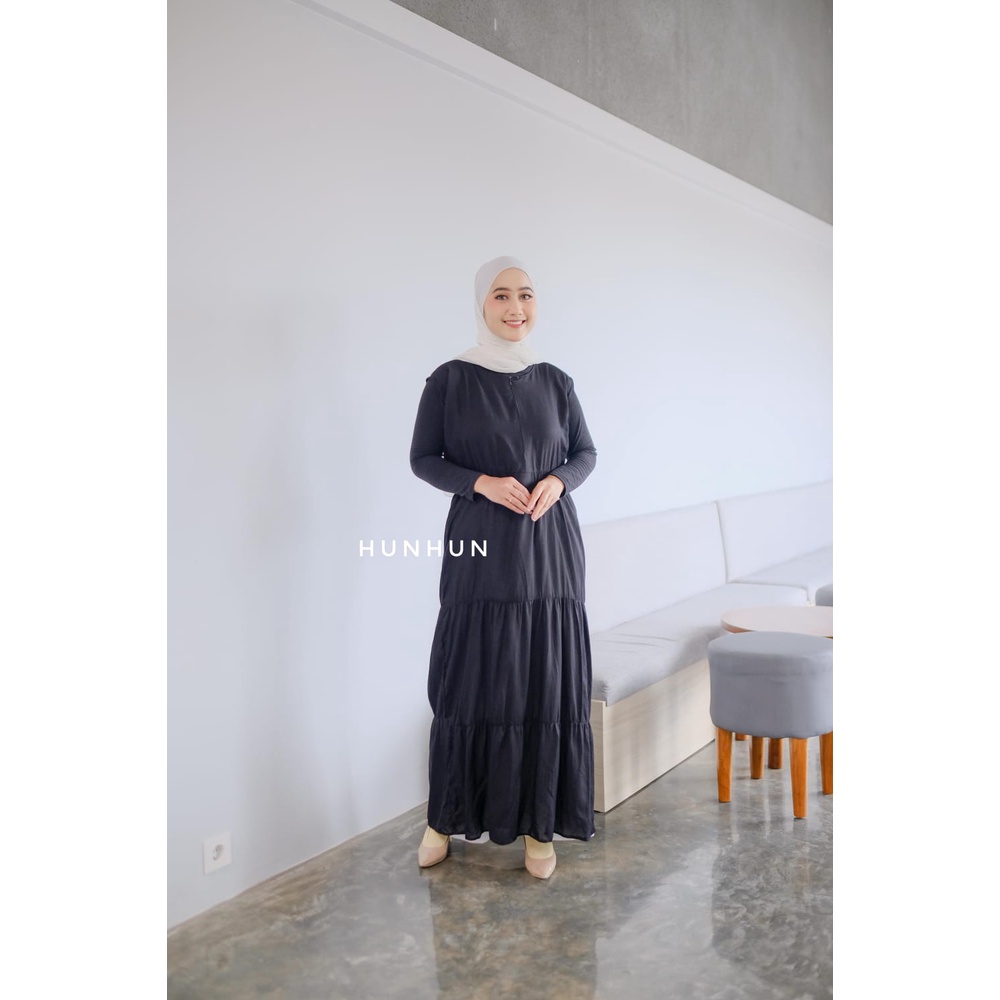 SHAKILA INNER DRESS/LONG DRESS TANPA LENGAN/BAHAN KATUN SHAKILA/MAXI DRESS FLARE WANITA/BUSUI FRIENDLY PUSATGROSIR_SOLO