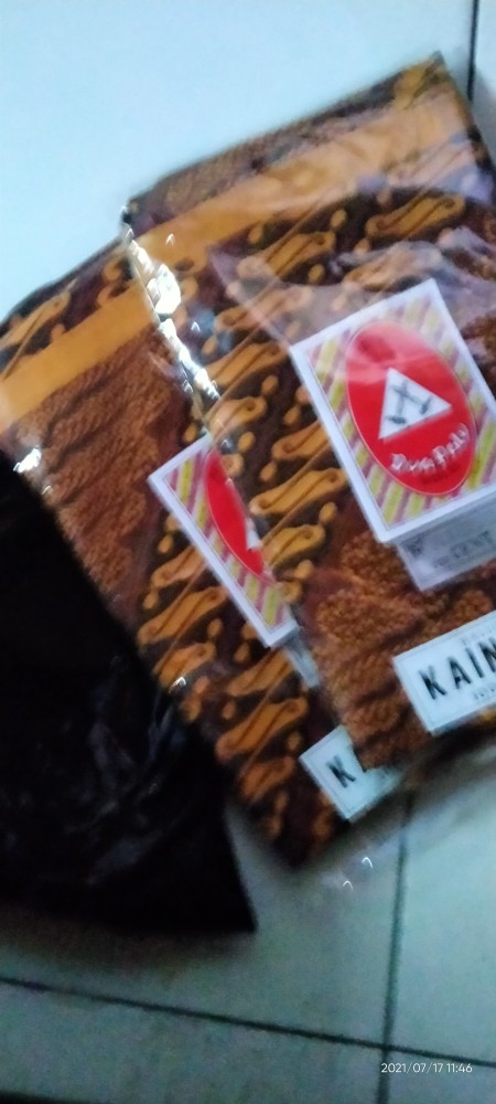 Kain Batik / Kain Panjang Dua Palu Solo Cap Cent 1.9 X 1 Meter