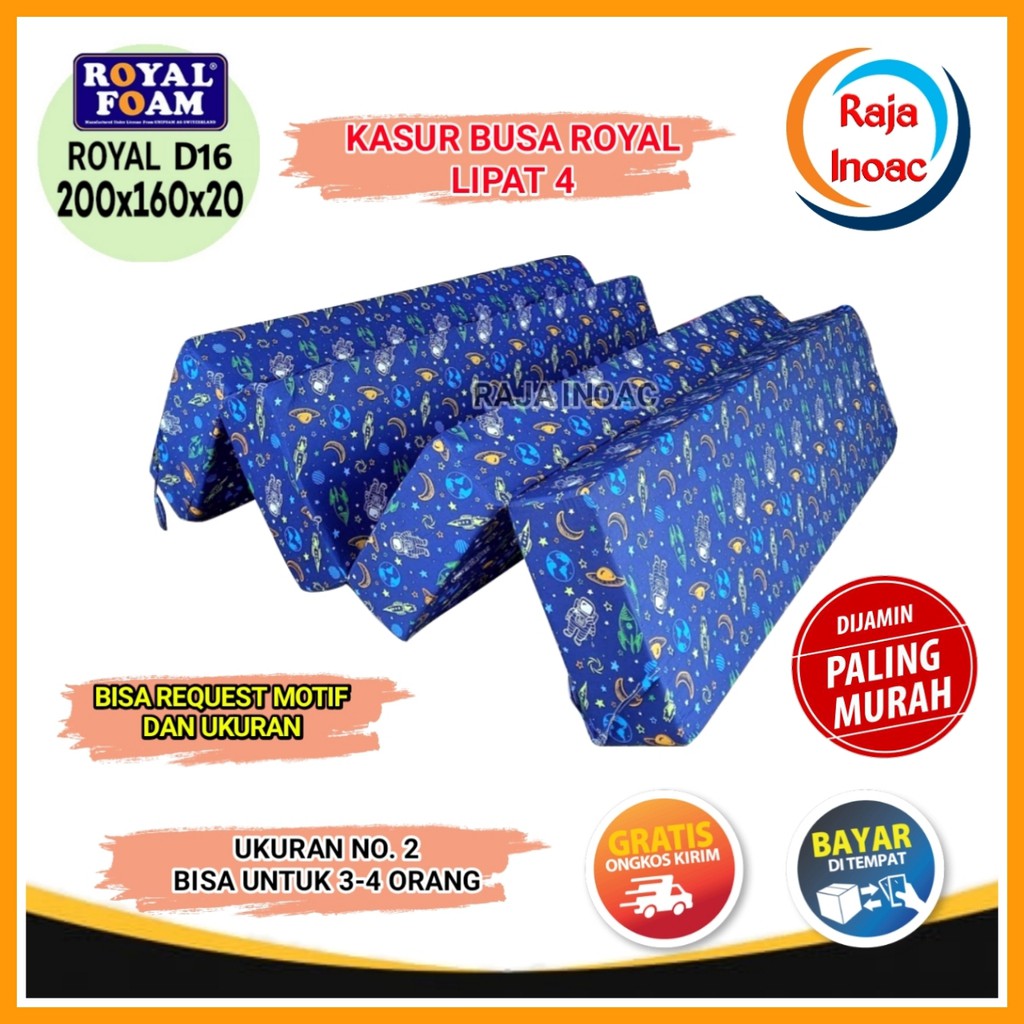 [200x160x20] Kasur Busa Lipat INOAC EON Original Garansi 10 Tahun Ukuran NO 2 Density 23