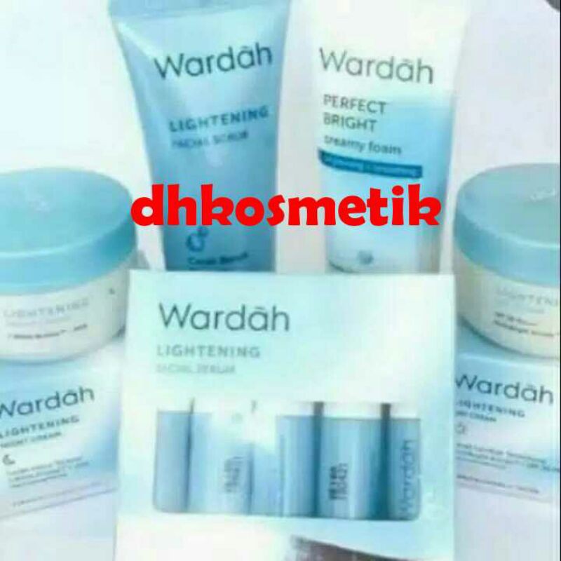 Wardah Paket Lightening Cream 30gr 5Produk