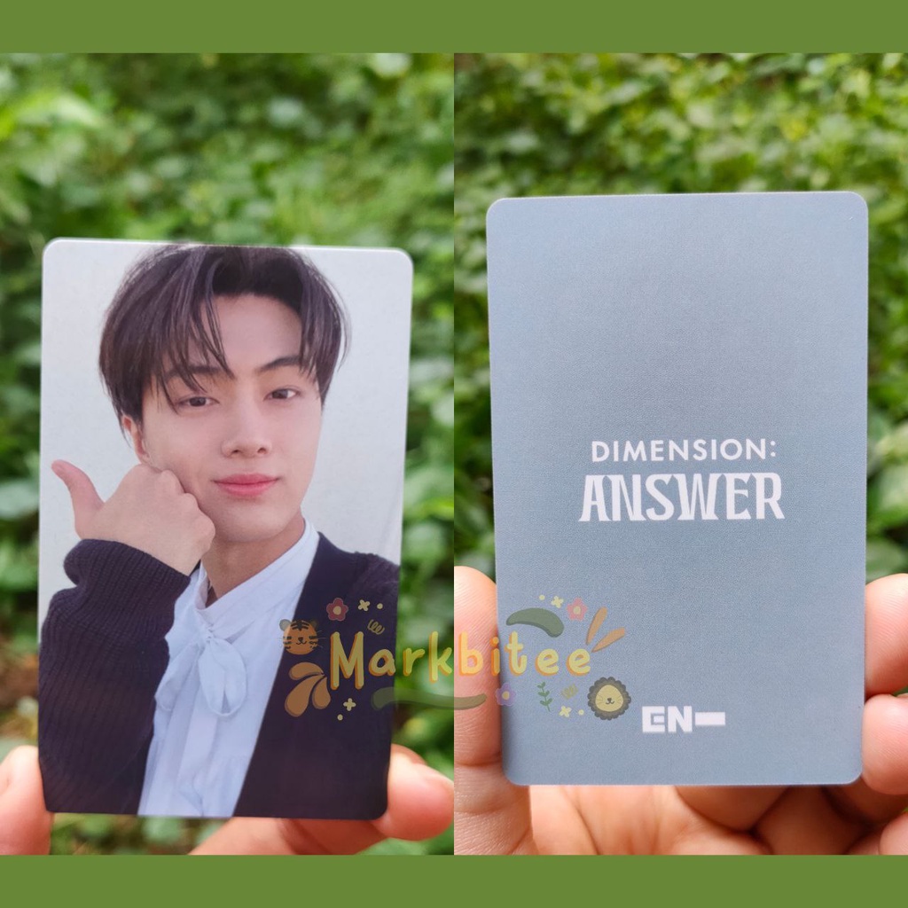 Enhypen Jay Photocard Benefit UMS Dimension Answer