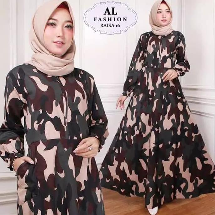 Gamis Syari Gamis Army Long Dress Wanita Baju Gamis Wanita Terbaru