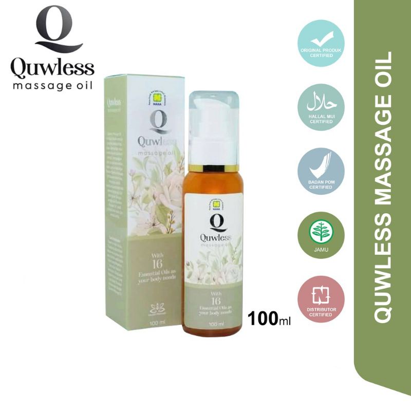 QUWLESS Massage Oil Nasa Minyak Pijat Meningkatkan Sirkulasi darah