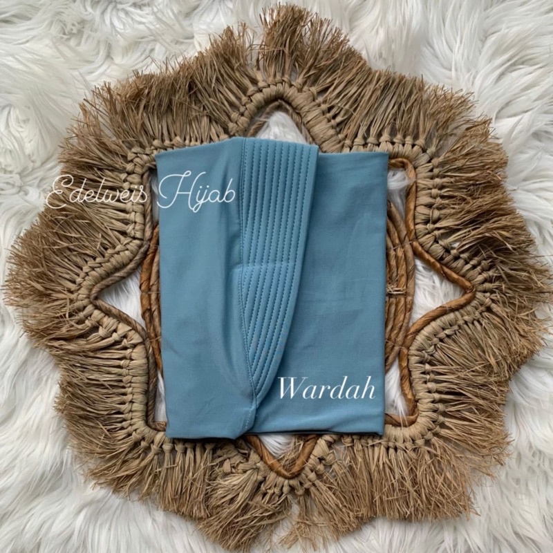 Bergo Hamidah ( ORI ) / Bergo Jersey Menutup Dada / Hijab Instan Jersey-Wardah