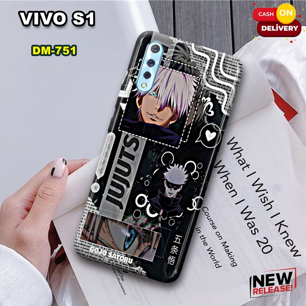 Case VIVO S1 S1PRO Z1PRO Y65 Y66  - [DM751] - "Jujutsu Kaisen Anime" - Hardcase 3D Fullprint Doff - 