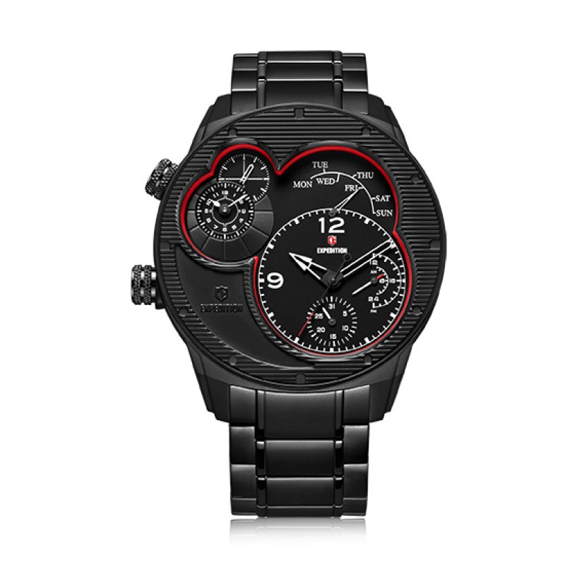 Expedition 6737 Jam Tangan Pria - Black Red