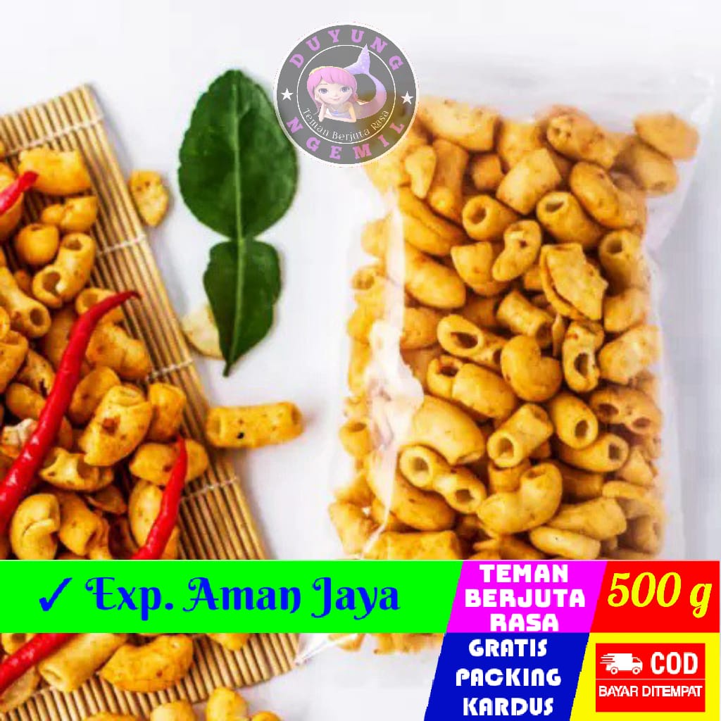 

Makaroni Bumbu Rujak 500g Pedas Manis | Duyung Ngemil - makanan ringan snack kiloan jajanan jadul camilan termurah jajanan murah cemilan sehat Jajanan