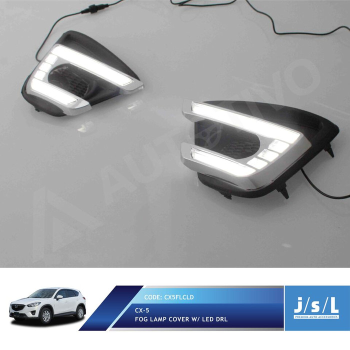 Drl Led Mazda Cx5 Fog Lamp Cover Drl Clear Sale