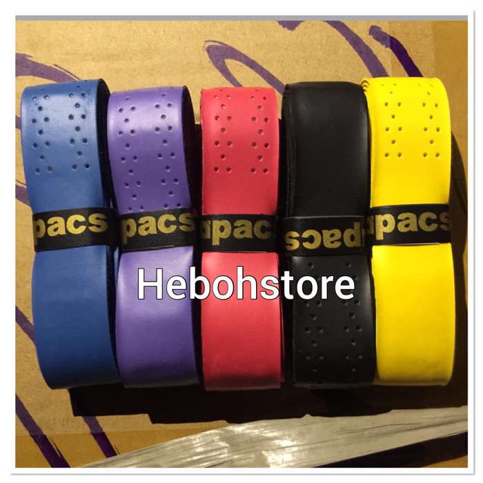Promo GRIP RAKET BADMINTON KARET TEBAL BINTIK APACS BAGUS PROMO GROSIR Diskon
