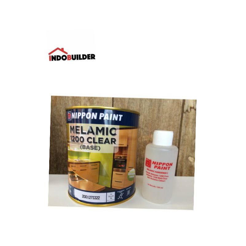 NIPPON MELAMIC CLEAR 1200 1 LITER VERNIS KAYU NIPPON PAINT